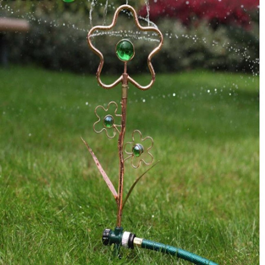 ZORRO Water Sprinkler Green Decorative Glass Ball - Hose Factory
