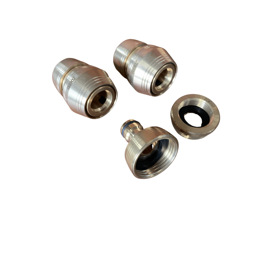 Zorro Brass 3 Piece Hose Fittings 19Mm